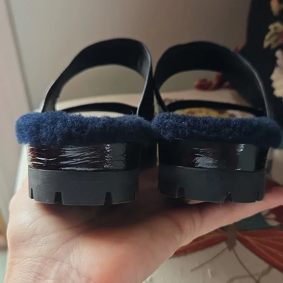 Tamara Mellon Black Women's Sandals - Picture 7 of 7